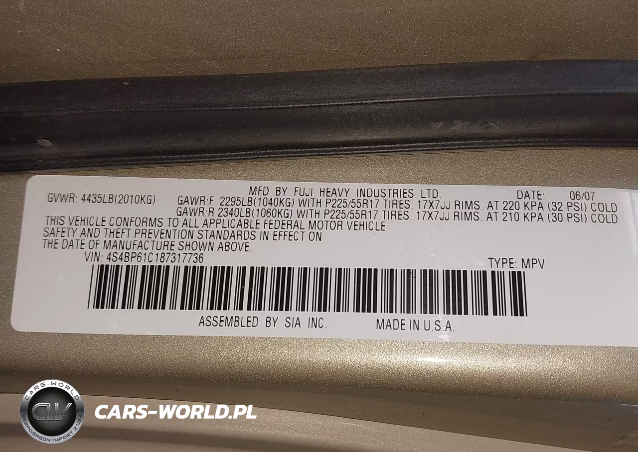 2008 Subaru Outback 2.5I-2.5I L.l. Bean Edition VIN:4S4BP61C187317736 - 9