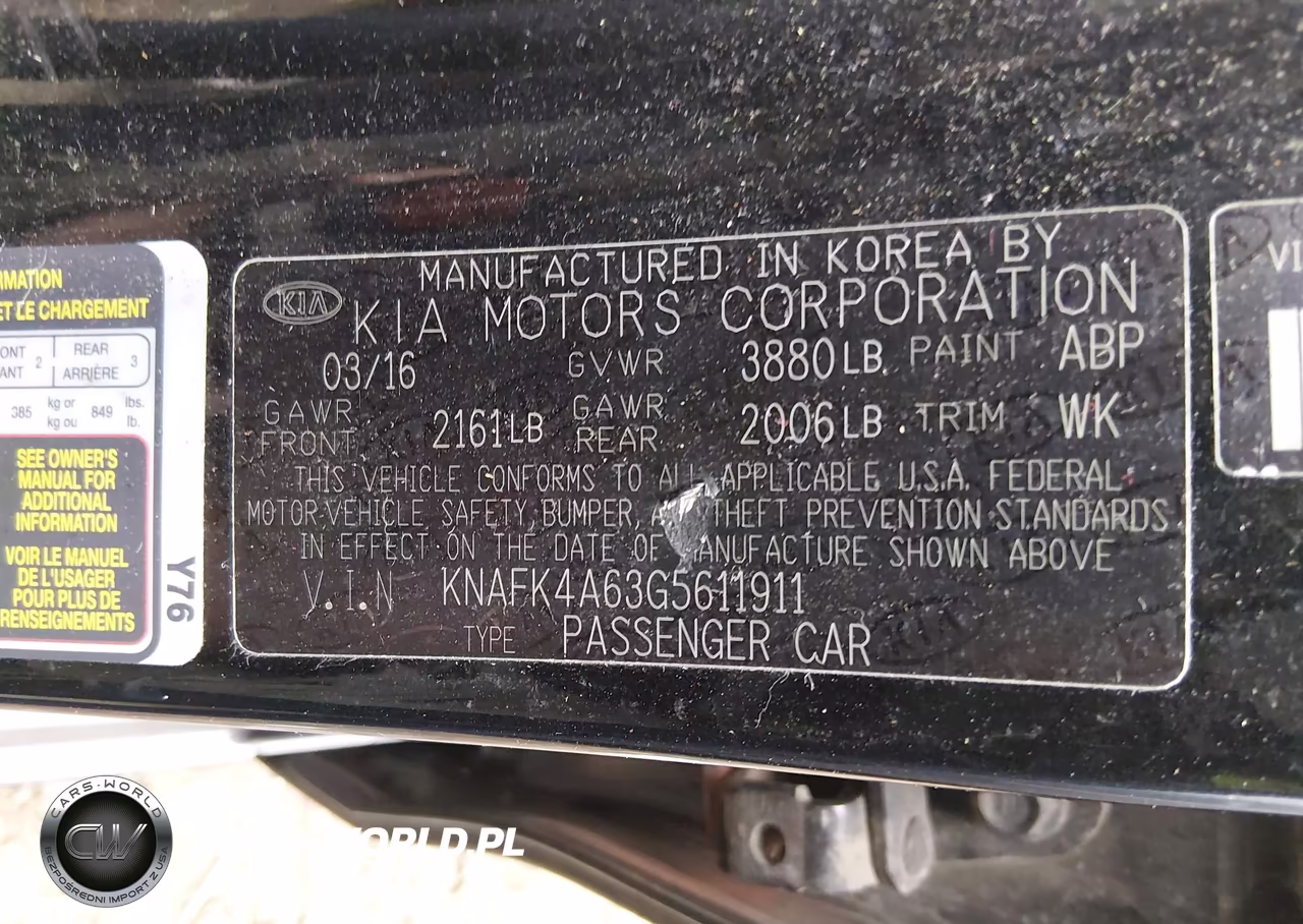 2016 Kia Forte Lx VIN:KNAFK4A63G5611911 - 9