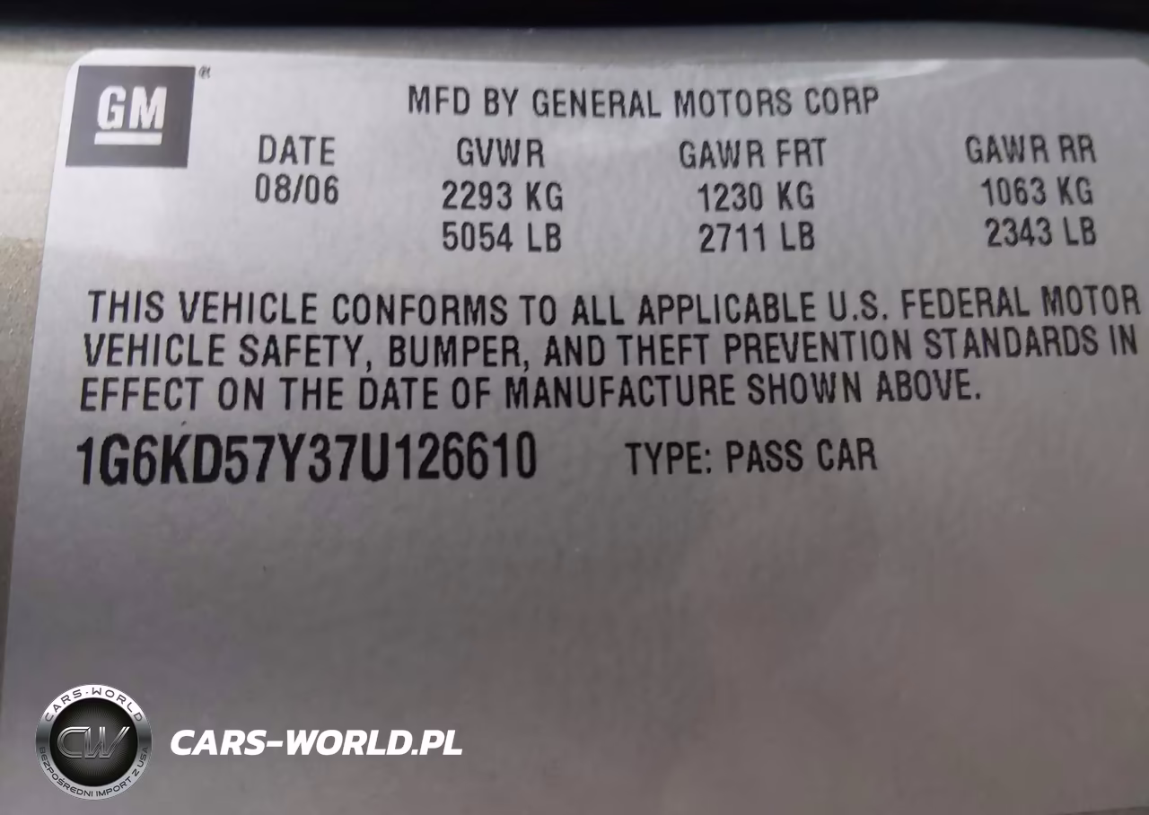2007 Cadillac Dts VIN:1G6KD57Y37U126610 - 9