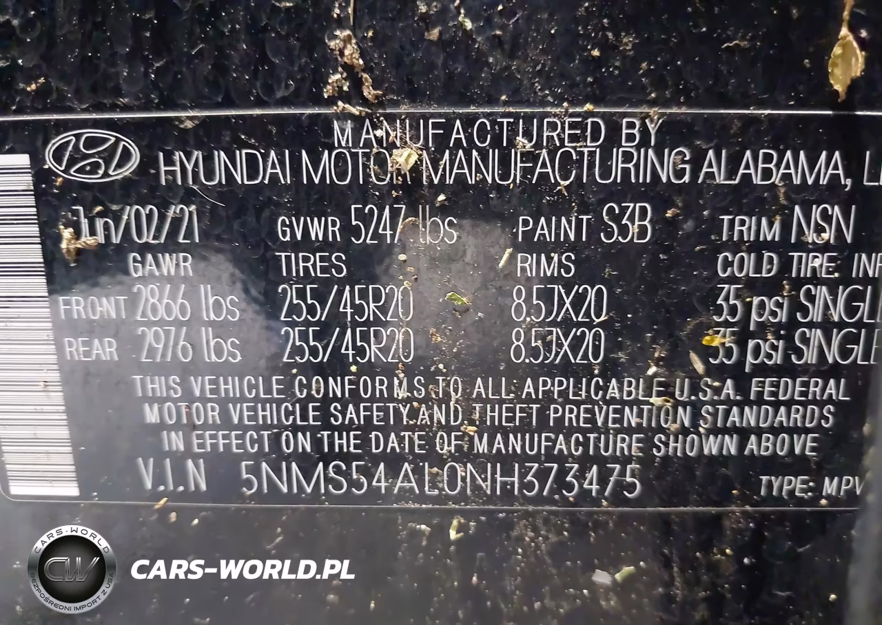 2022 Hyundai Santa Fe Calligraphy VIN:5NMS54AL0NH373475 - 9