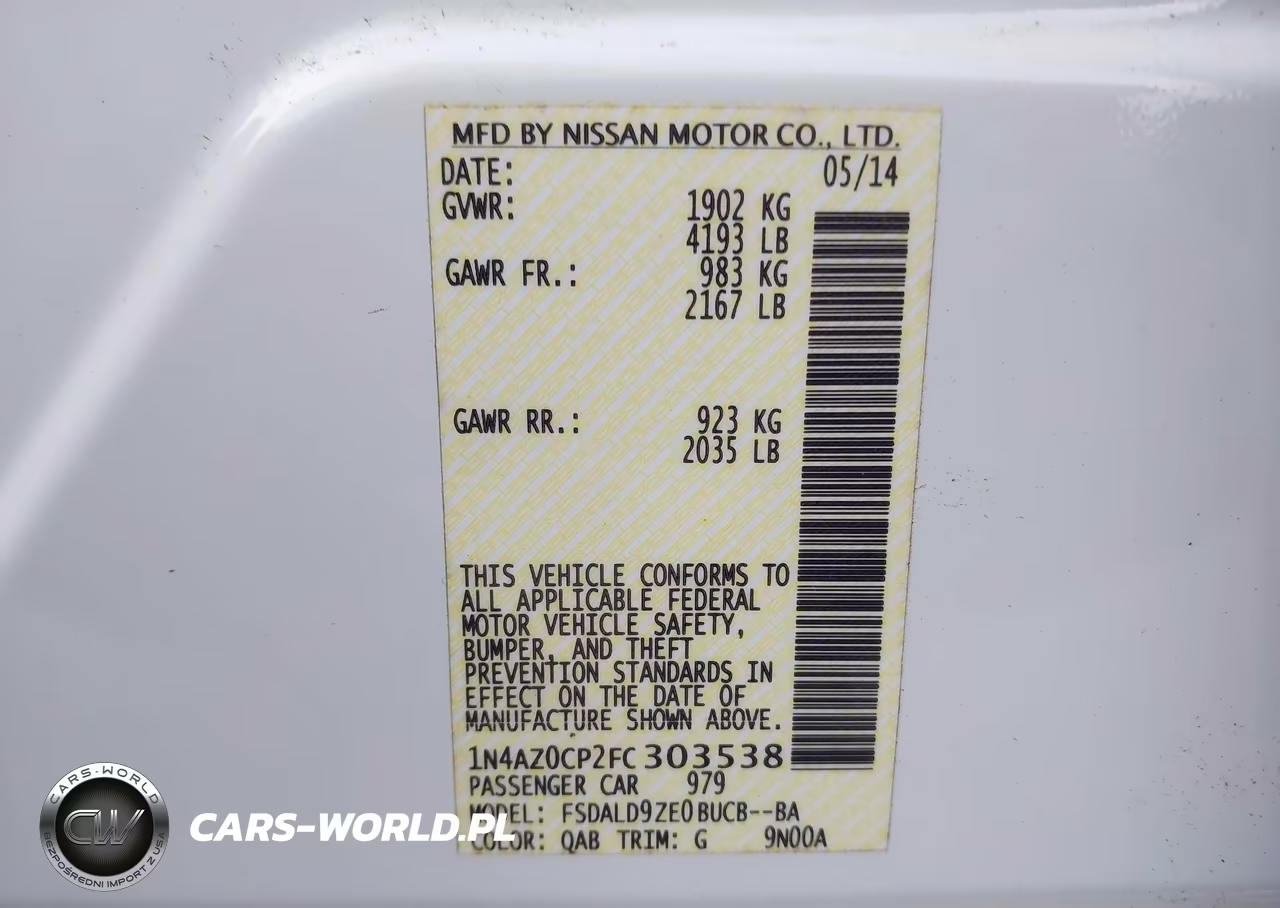 2015 Nissan Leaf Sv VIN:1N4AZ0CP2FC303538 - 9