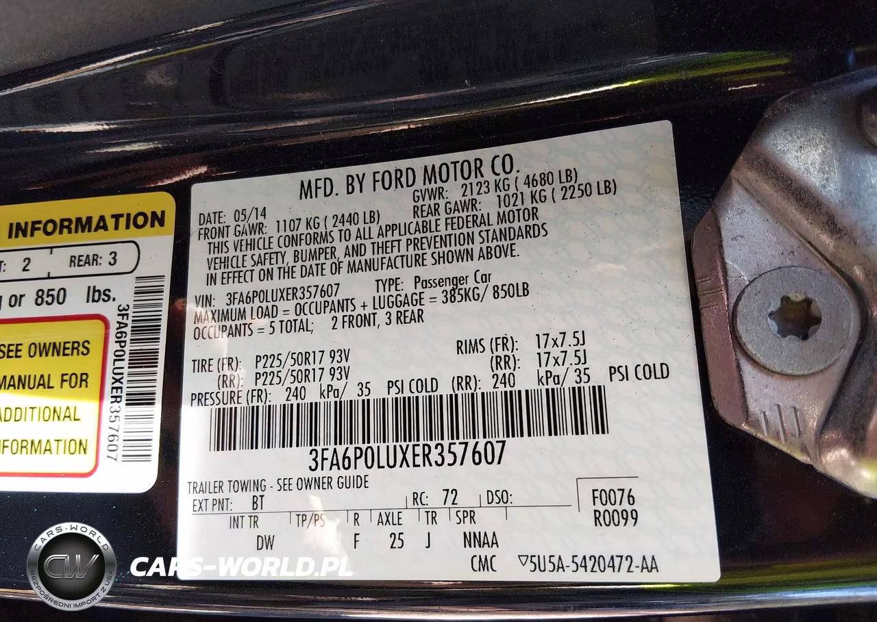2014 Ford Fusion Hybrid Se VIN:3FA6P0LUXER357607 - 9