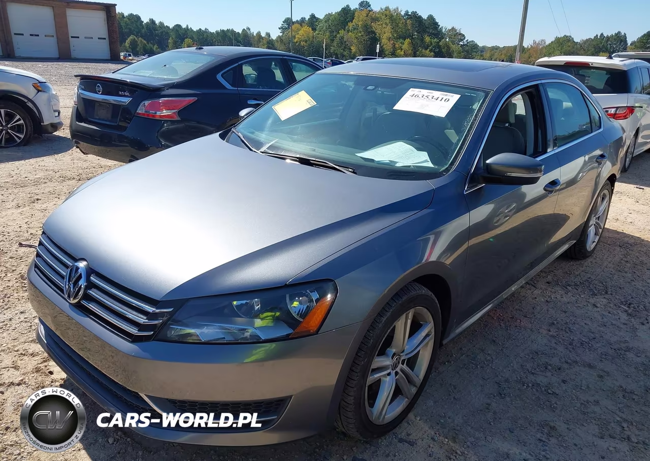 2014 Volkswagen Passat 2.5L Se VIN:1VWBH7A32EC011880 - 2