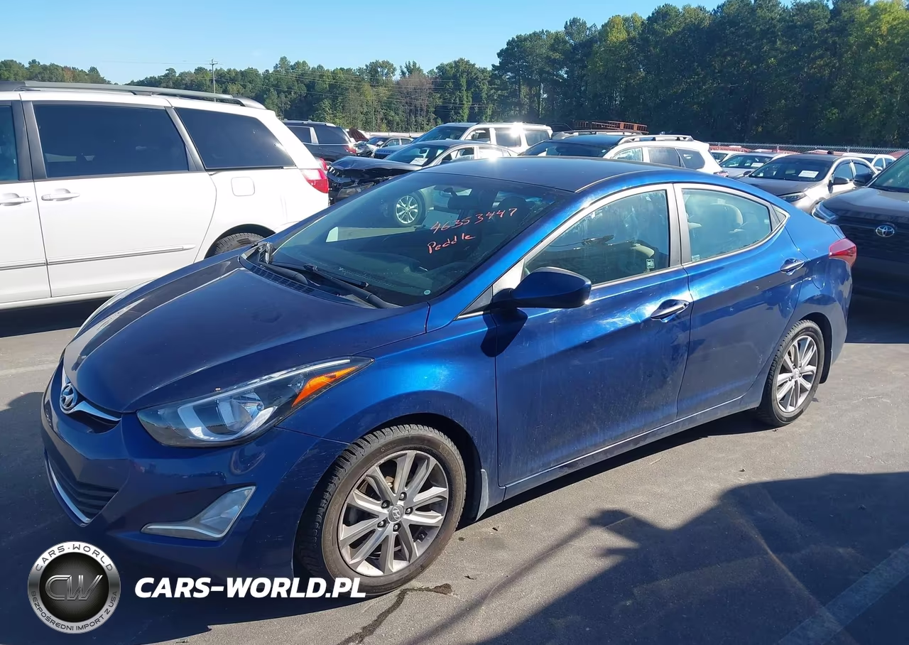 2016 Hyundai Elantra Se VIN:5NPDH4AE1GH705267 - 2
