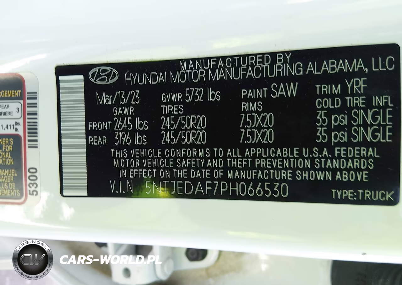 2023 Hyundai Santa Cruz Limited VIN:5NTJEDAF7PH066530 - 9