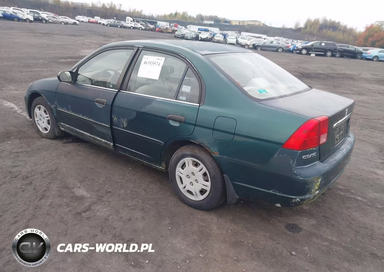 2001 Honda Civic Lx VIN:JHMES165X1S009592 - 3