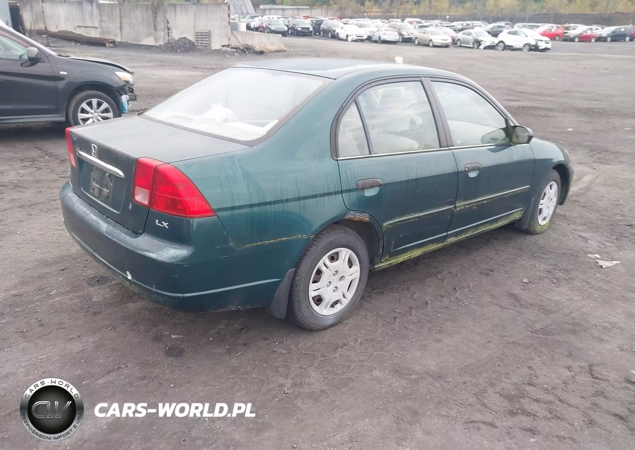 2001 Honda Civic Lx VIN:JHMES165X1S009592 - 4