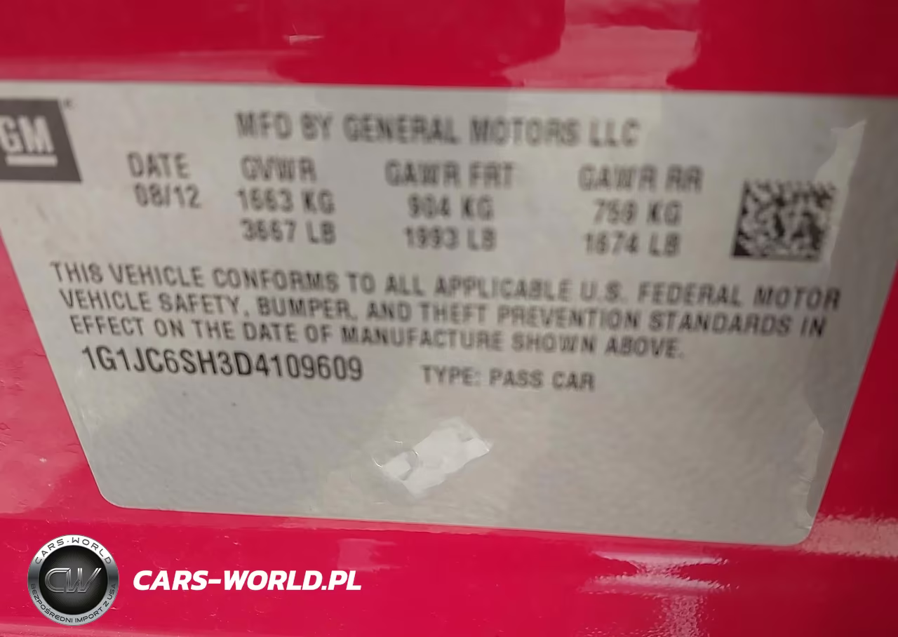 2013 Chevrolet Sonic Lt Auto VIN:1G1JC6SH3D4109609 - 9