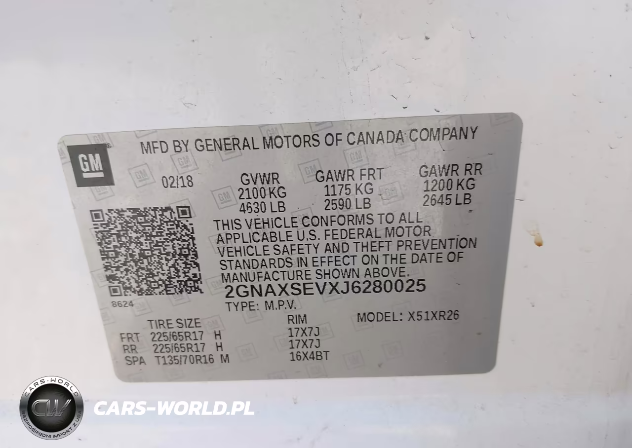 2018 Chevrolet Equinox Lt VIN:2GNAXSEVXJ6280025 - 9
