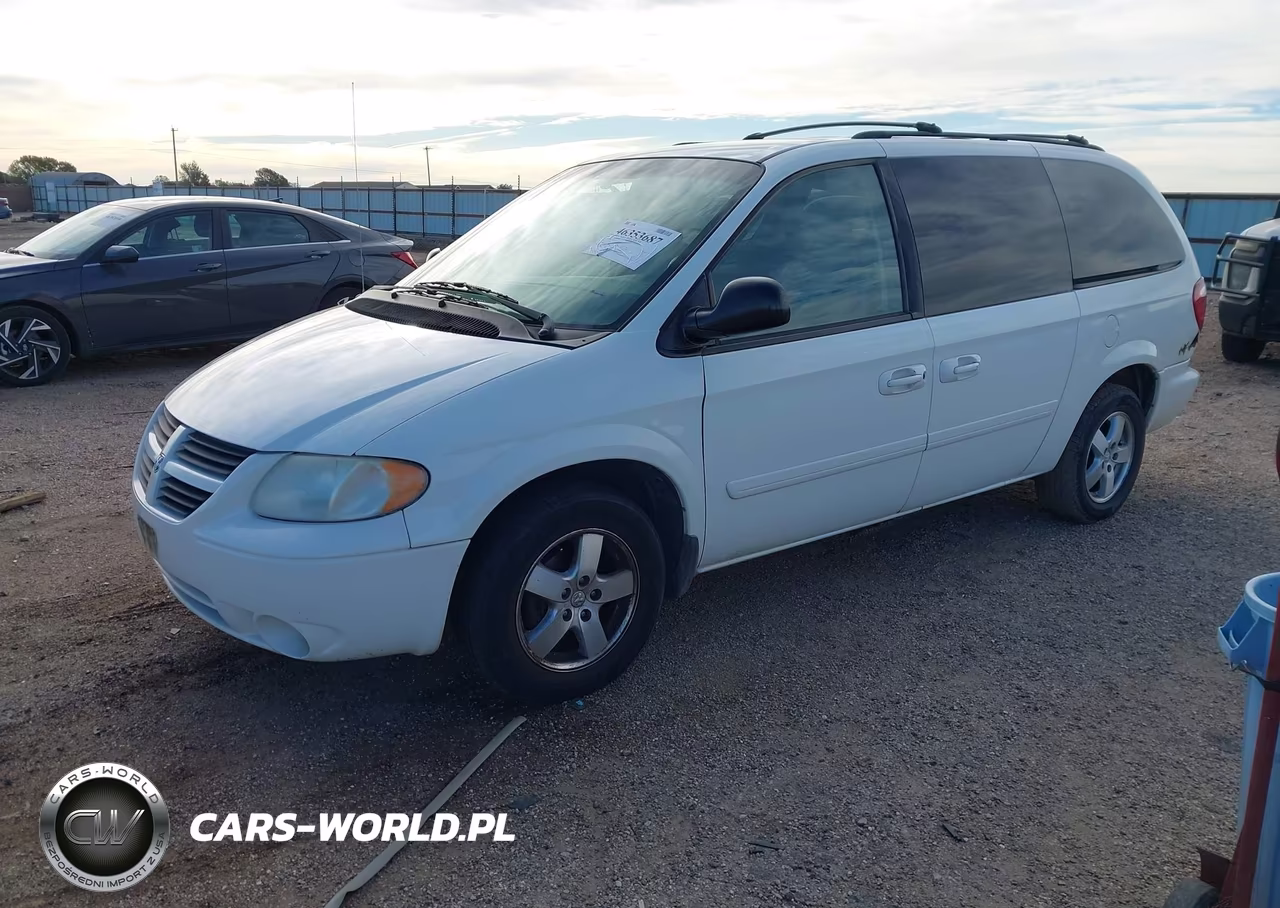 2007 Dodge Grand Caravan Sxt VIN:2D4GP44L67R217593 - 2