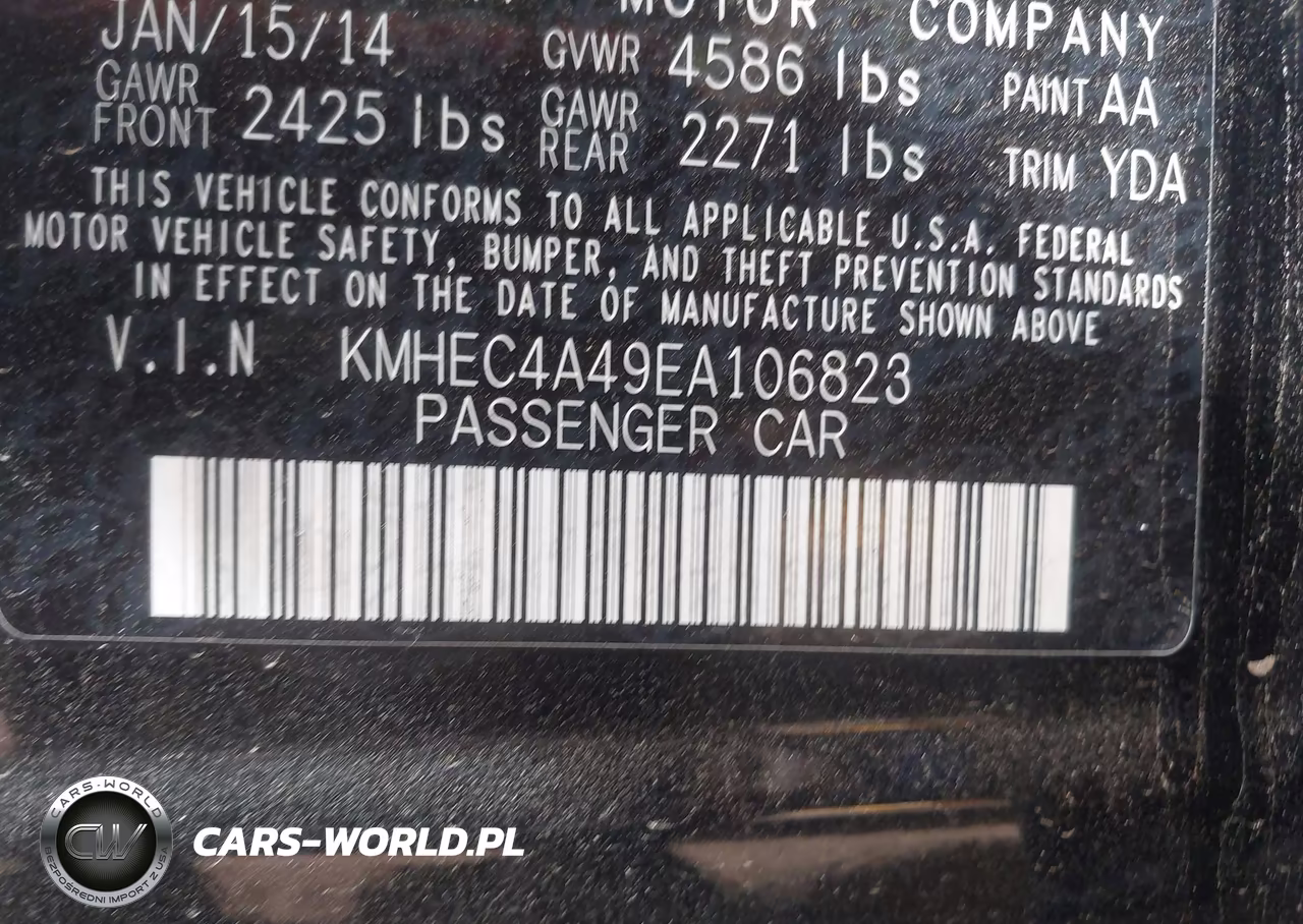 2014 Hyundai Sonata Hybrid Limited VIN:KMHEC4A49EA106823 - 9