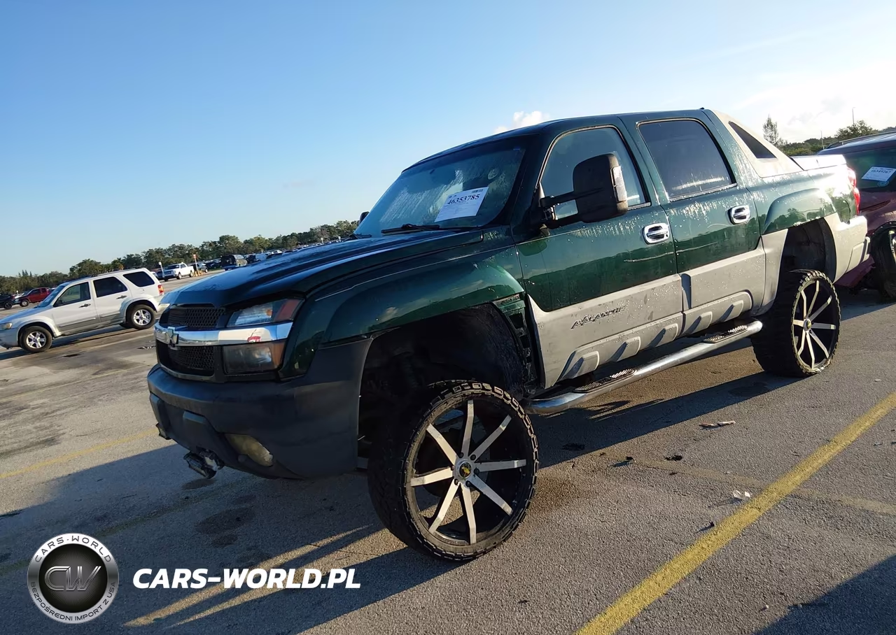 2002 Chevrolet Avalanche 1500 VIN:3GNEK13T72G124946 - 2