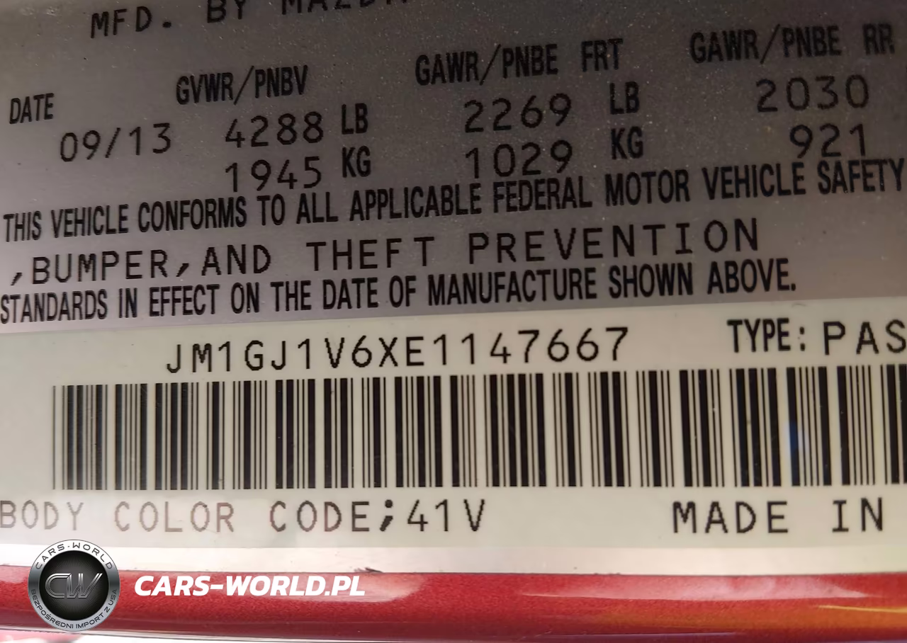 2014 Mazda Mazda6 I Touring VIN:JM1GJ1V6XE1147667 - 9