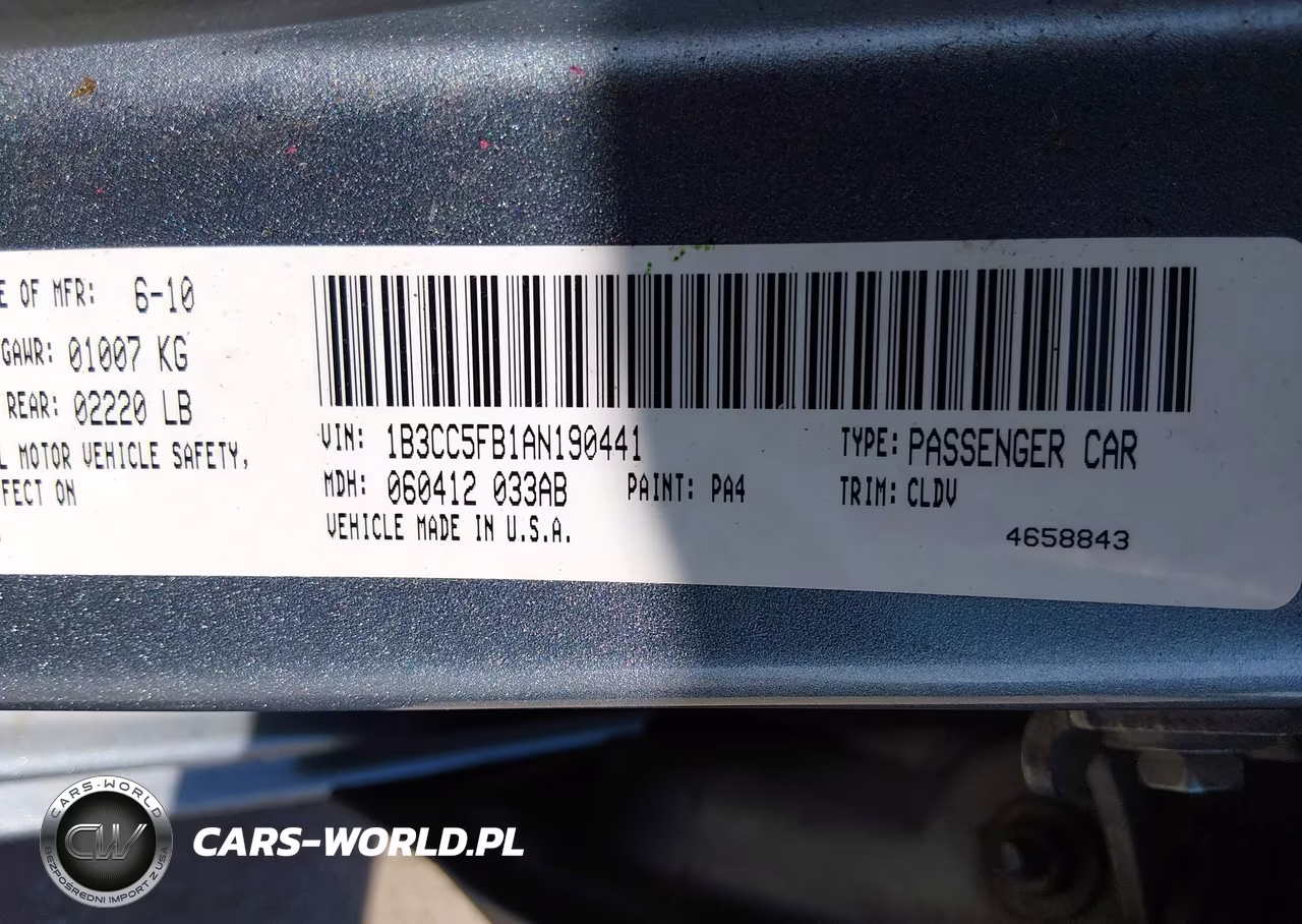 2010 Dodge Avenger R-T VIN:1B3CC5FB1AN190441 - 9