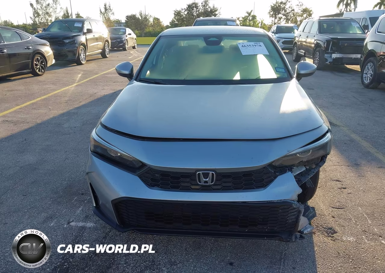 2025 Honda Civic Lx VIN:2HGFE2F22SH596597 - 12