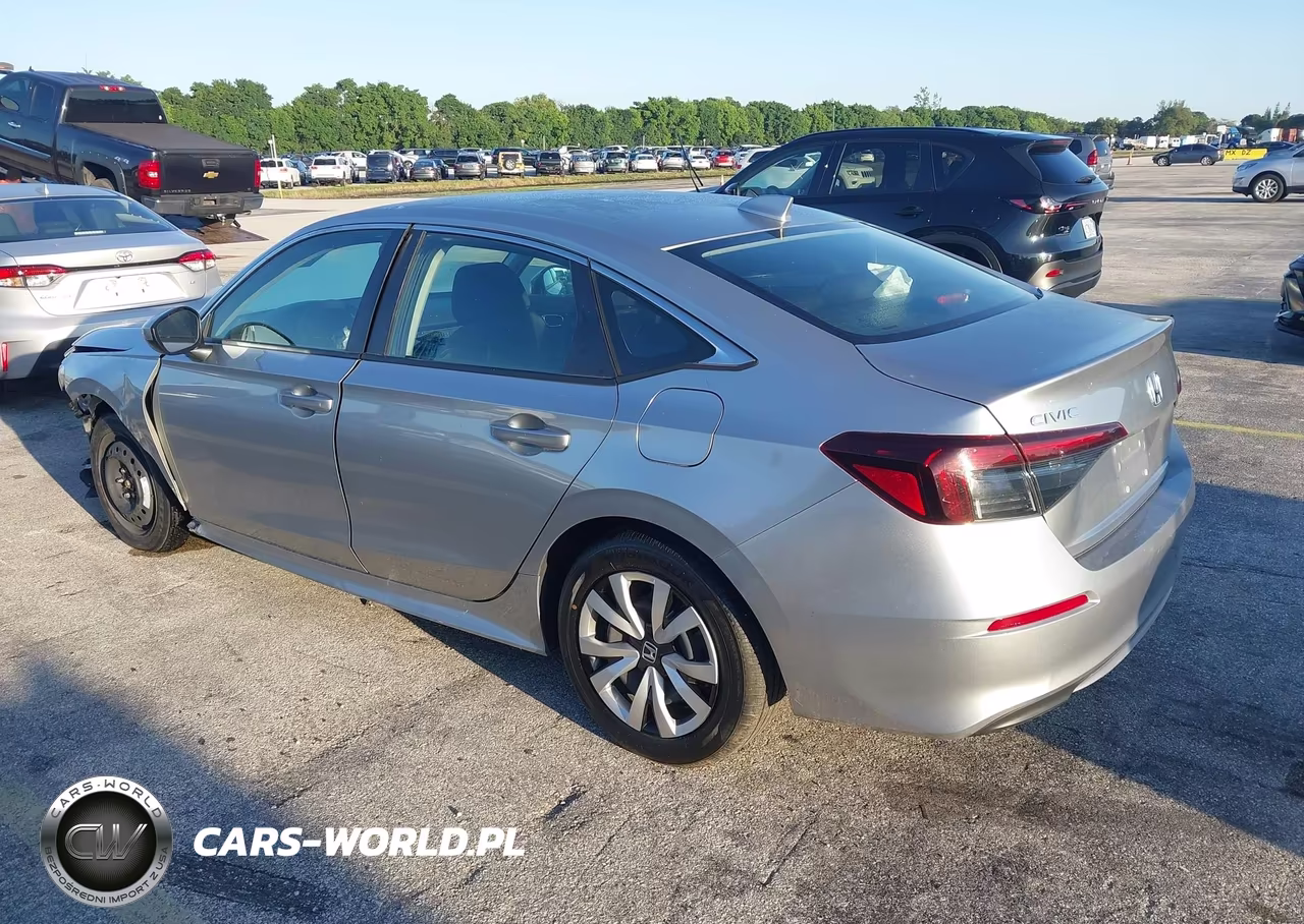 2025 Honda Civic Lx VIN:2HGFE2F22SH596597 - 3