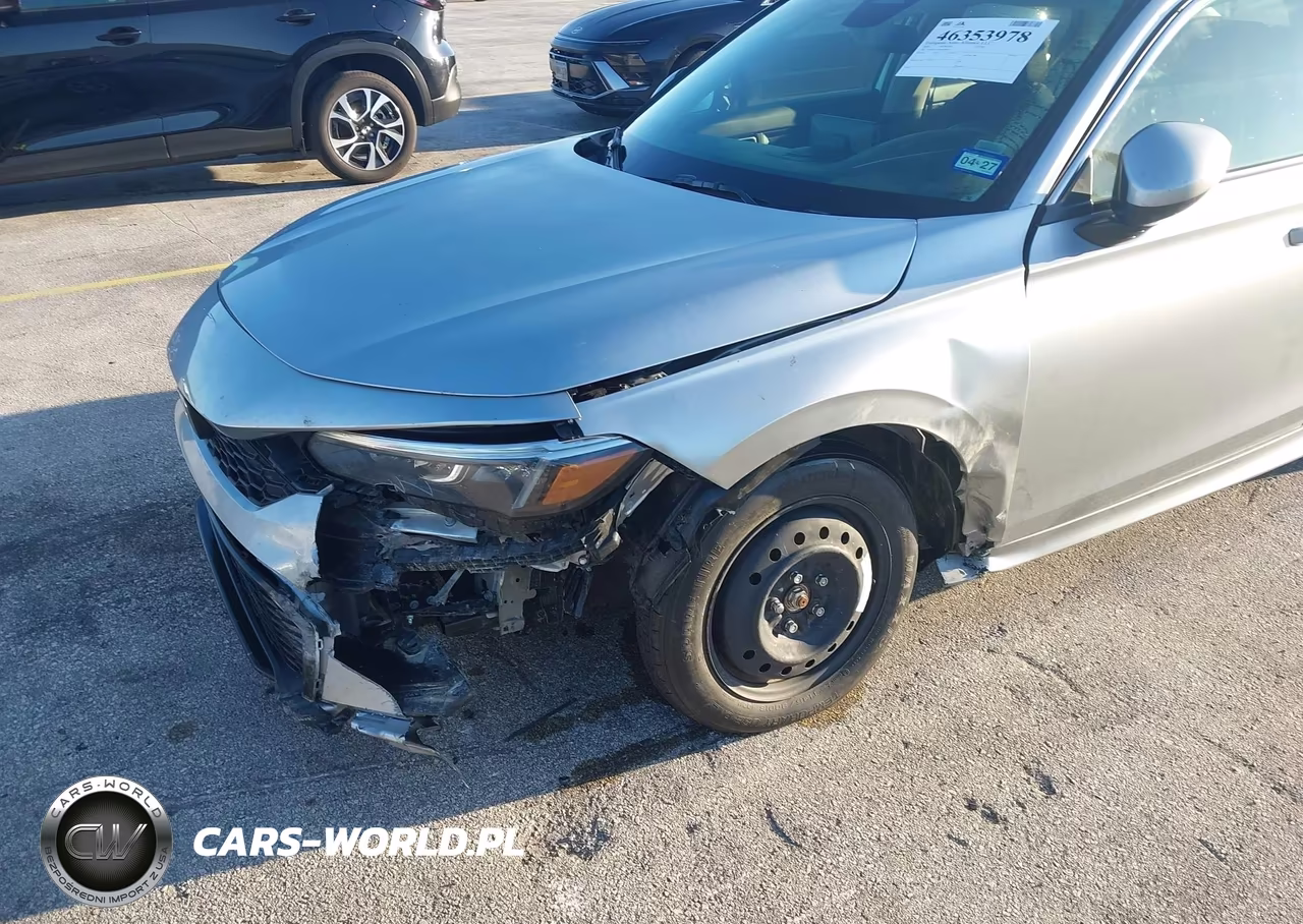 2025 Honda Civic Lx VIN:2HGFE2F22SH596597 - 6