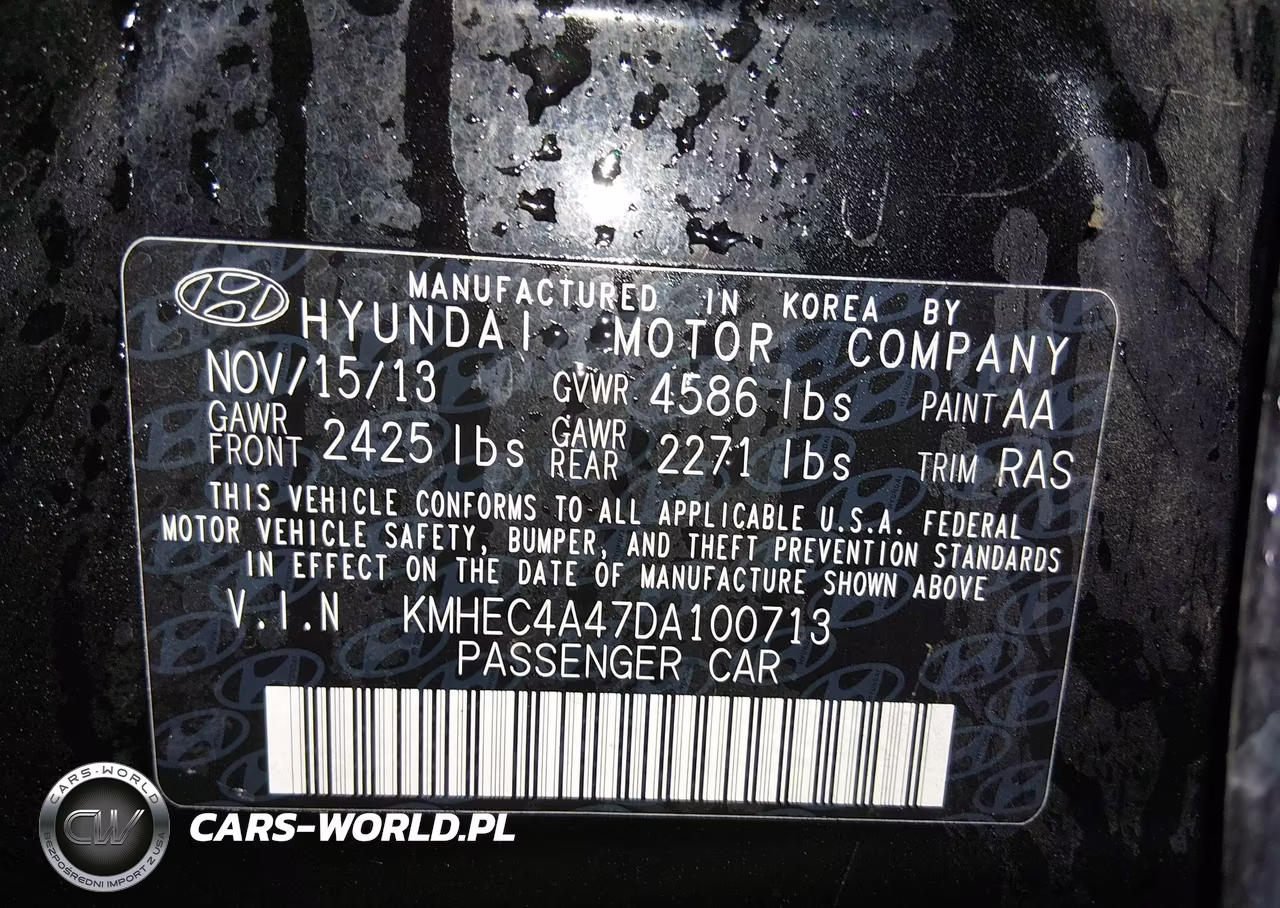 2013 Hyundai Sonata Hybrid Limited VIN:KMHEC4A47DA100713 - 9