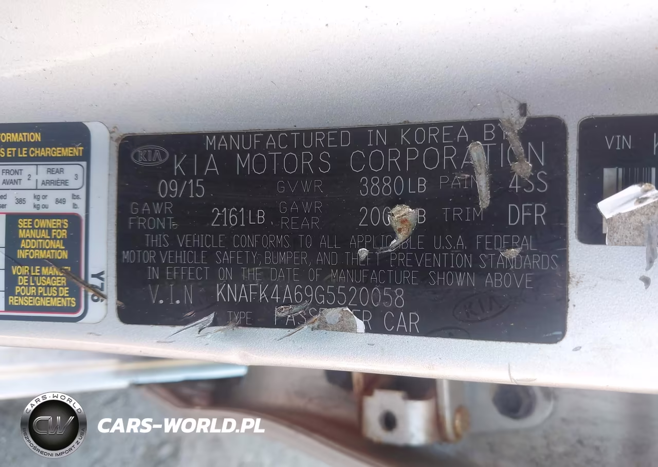 2016 Kia Forte Lx VIN:KNAFK4A69G5520058 - 9