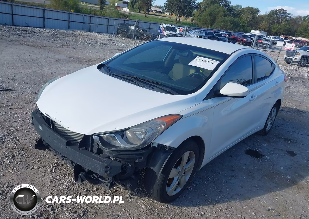 2012 Hyundai Elantra Gls VIN:5NPDH4AE4CH136862 - 2