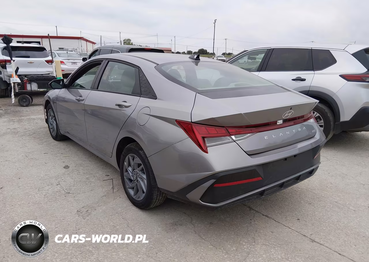 2025 Hyundai Elantra Hybrid Blue VIN:KMHLM4DJ4SU177945 - 3