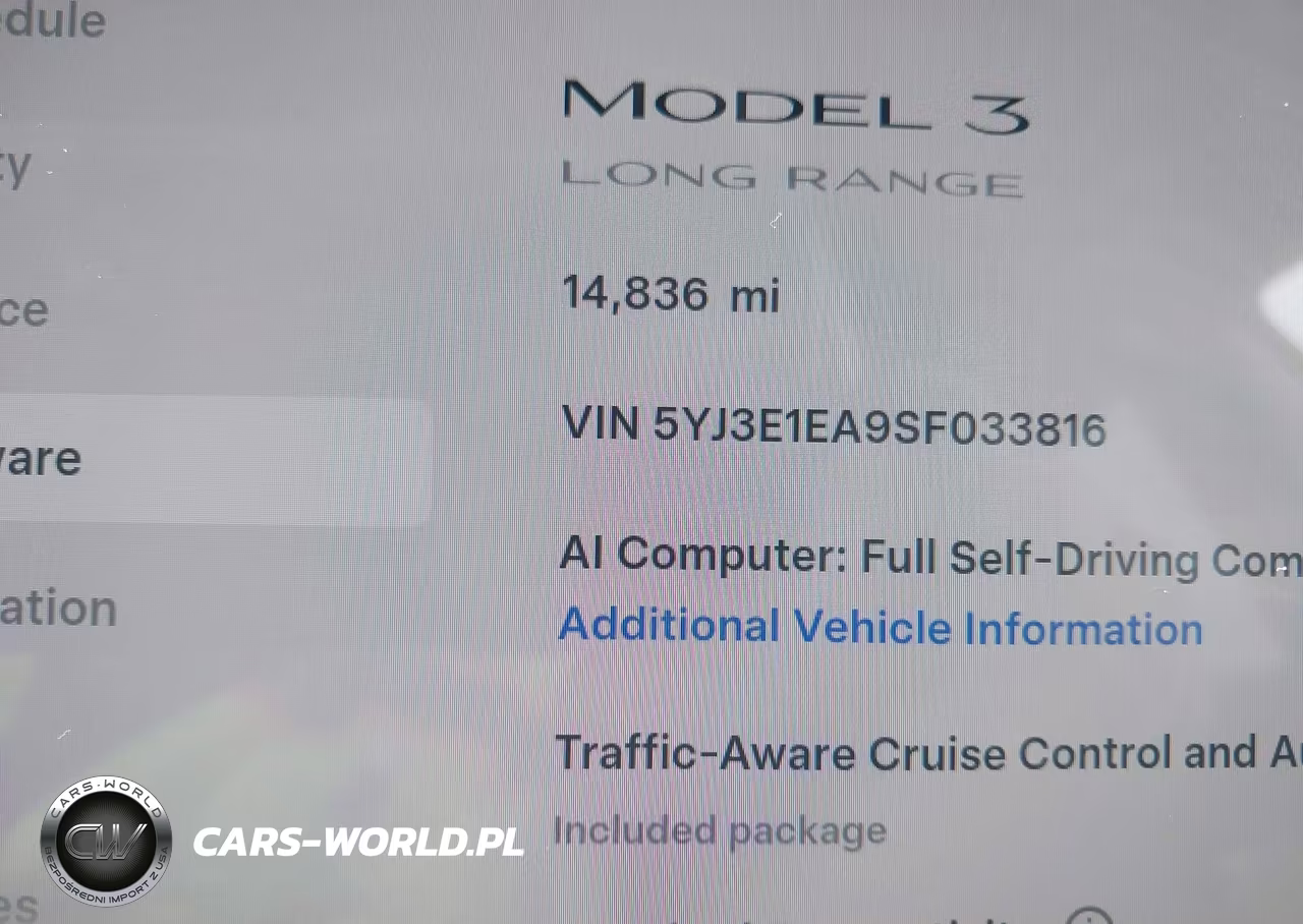 2025 Tesla Model 3 Long Range Rear-Wheel Drive-Standard Rear-Wheel Drive VIN:5YJ3E1EA9SF033816 - 15