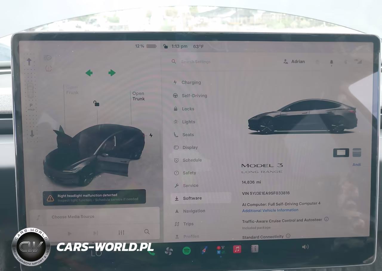 2025 Tesla Model 3 Long Range Rear-Wheel Drive-Standard Rear-Wheel Drive VIN:5YJ3E1EA9SF033816 - 18