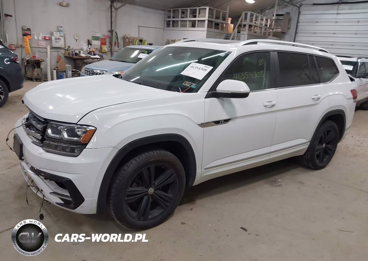2019 Volkswagen Atlas 3.6L V6 Se W-Technology R-Line VIN:1V2XR2CA8KC593501 - 2