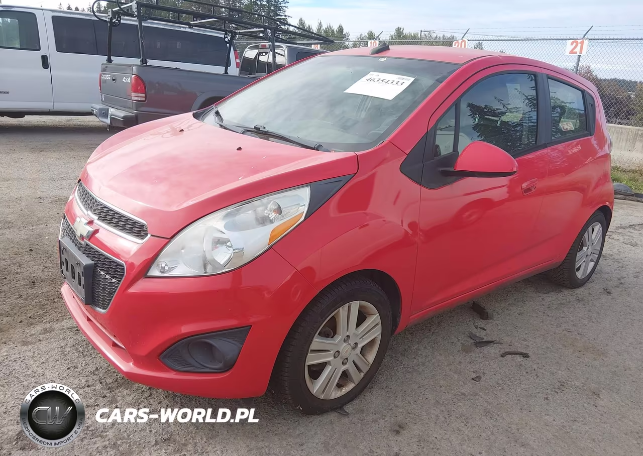 2013 Chevrolet Spark 1Lt Manual VIN:KL8CC6S95DC505788 - 2
