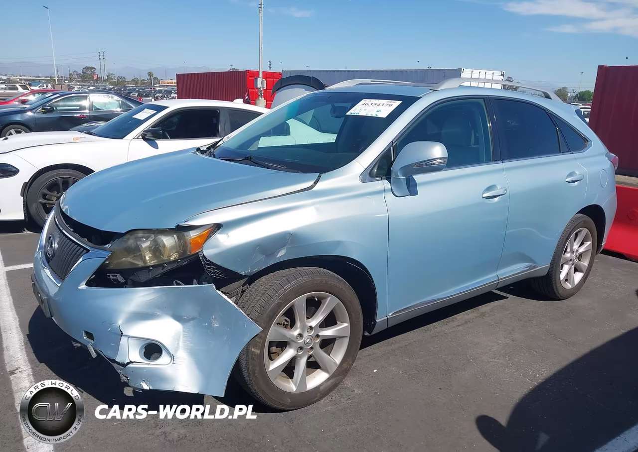 2010 Lexus Rx 350 VIN:2T2ZK1BA5AC005095 - 2