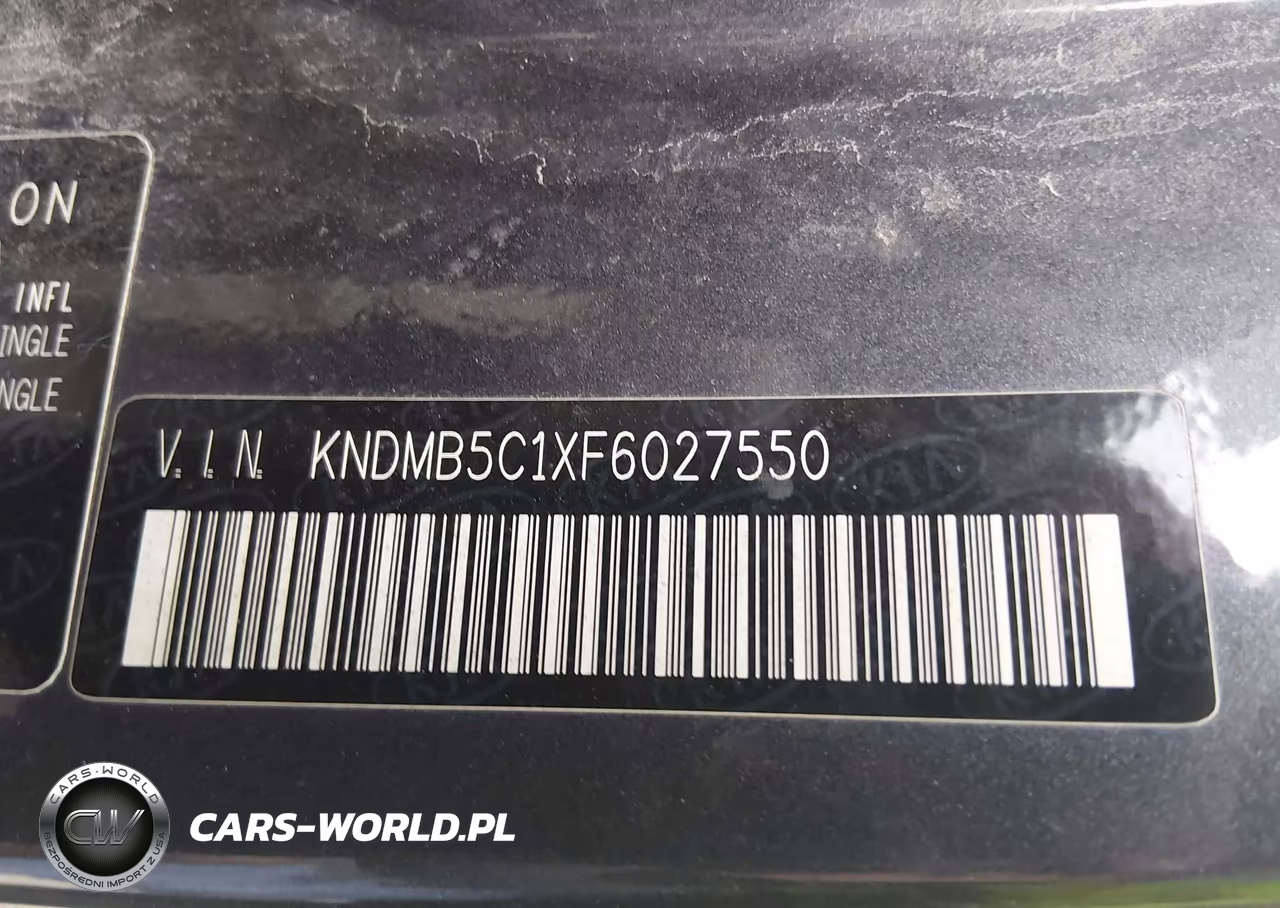 2015 Kia Sedona Lx VIN:KNDMB5C1XF6027550 - 9