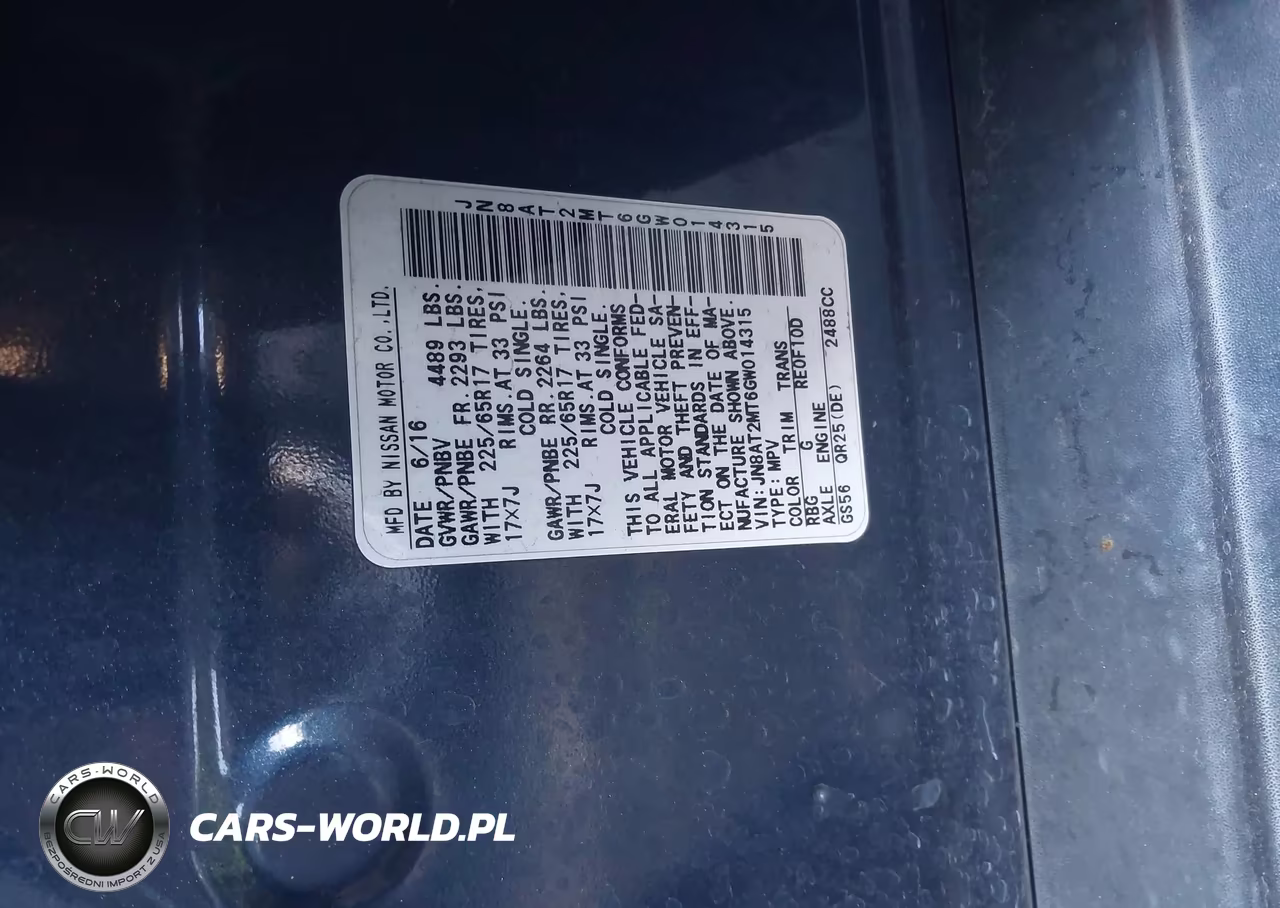2016 Nissan Rogue S VIN:JN8AT2MT6GW014315 - 9