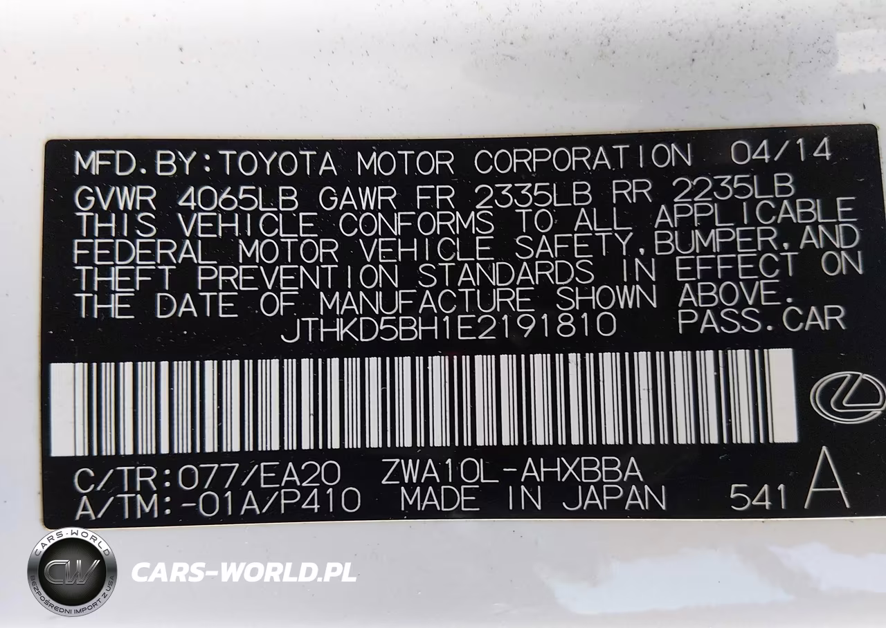 2014 Lexus Ct 200H VIN:JTHKD5BH1E2191810 - 9