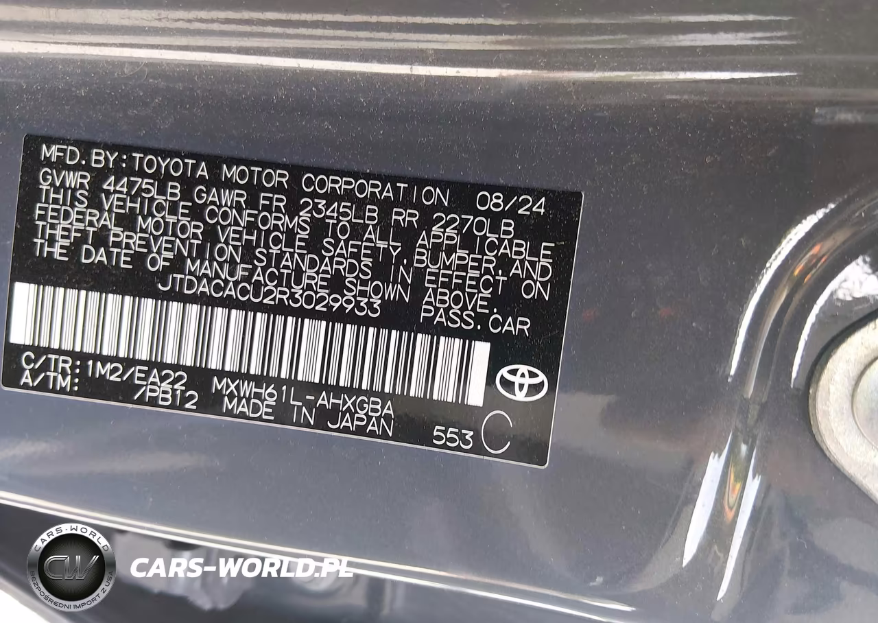2024 TOYOTA PRIUS PRIME XSE VIN:JTDACACU2R3029933 - 9