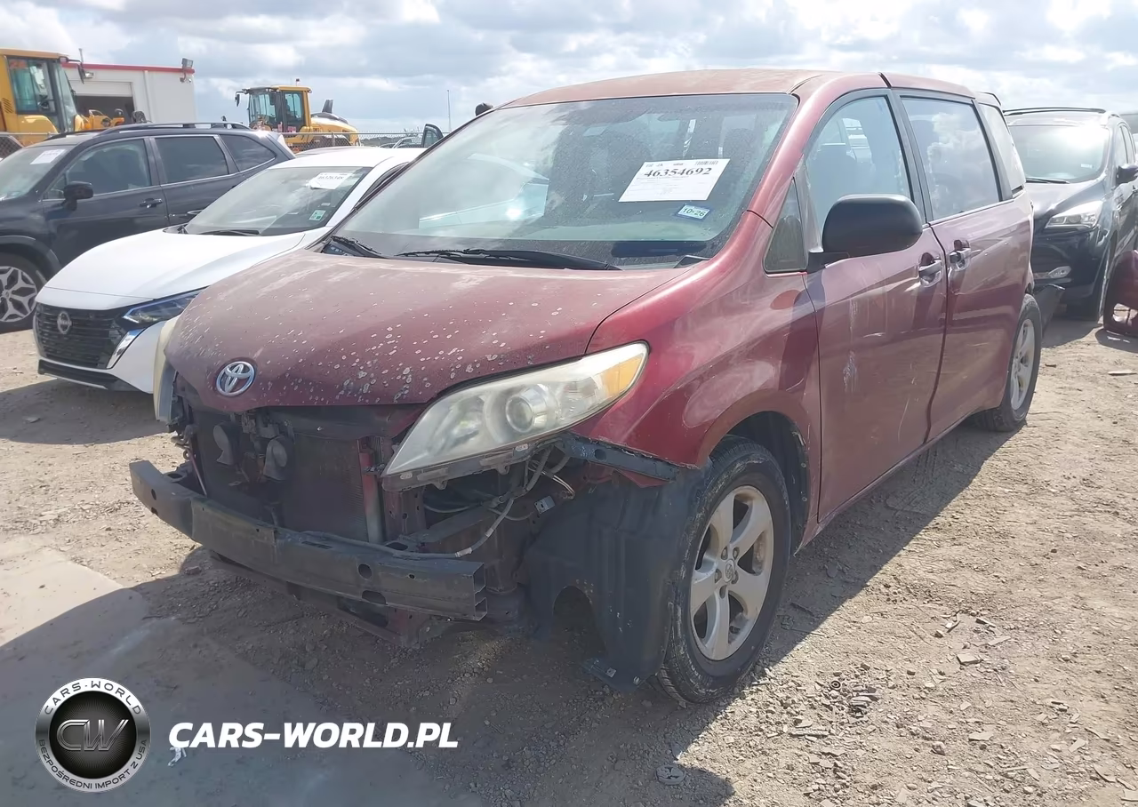 2011 Toyota Sienna Base V6 VIN:5TDZK3DC0BS029764 - 2