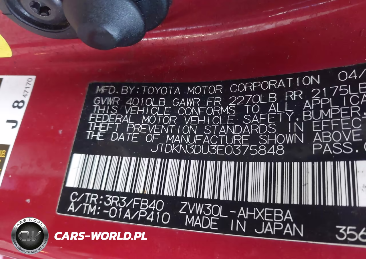2014 Toyota Prius Three VIN:JTDKN3DU3E0375848 - 9