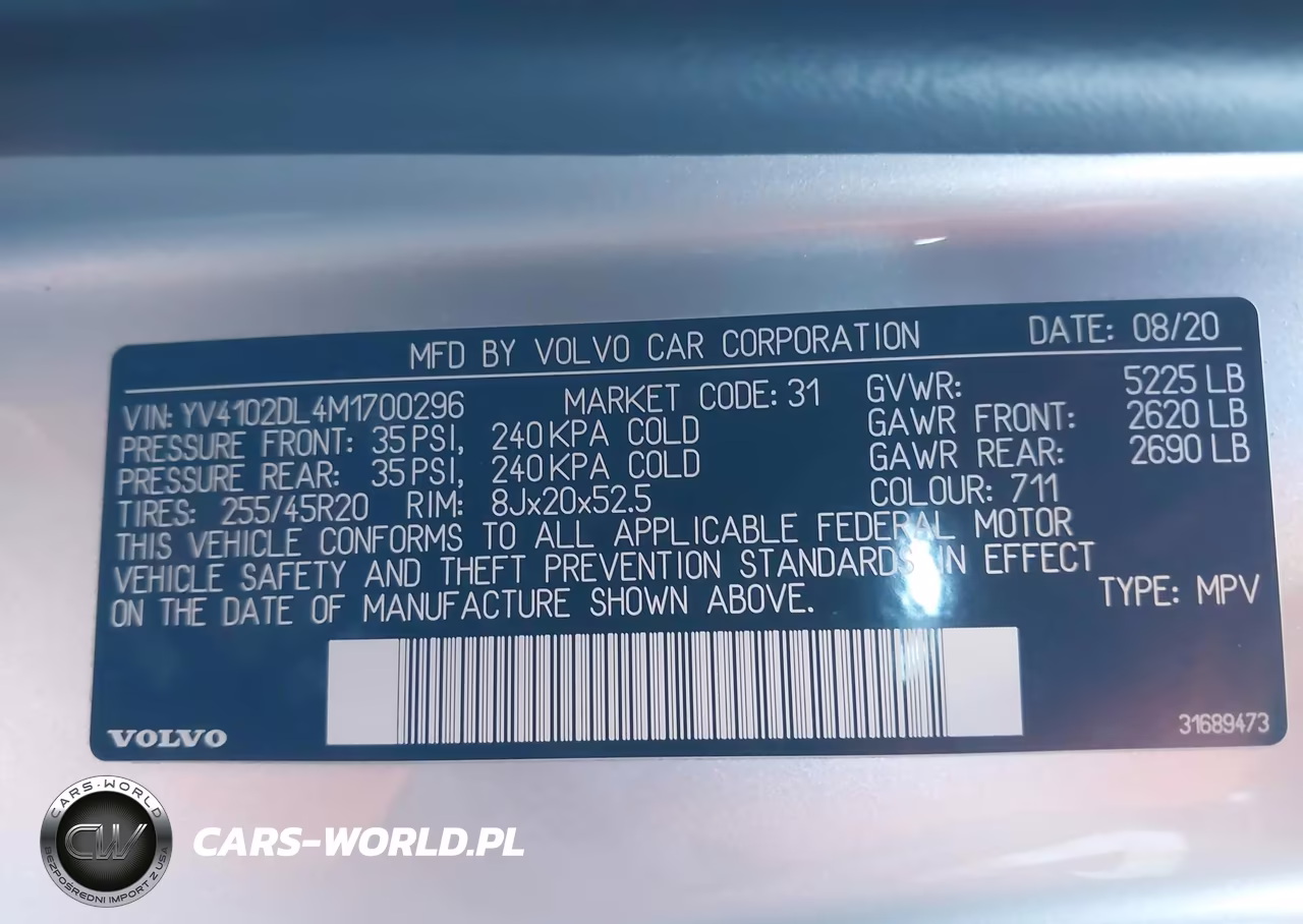 2021 Volvo Xc60 T5 Inscription VIN:YV4102DL4M1700296 - 9