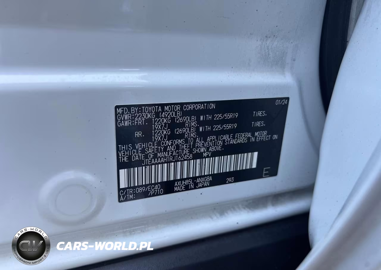 2024 Toyota Venza Xle VIN:JTEAAAAH1RJ162458 - 9
