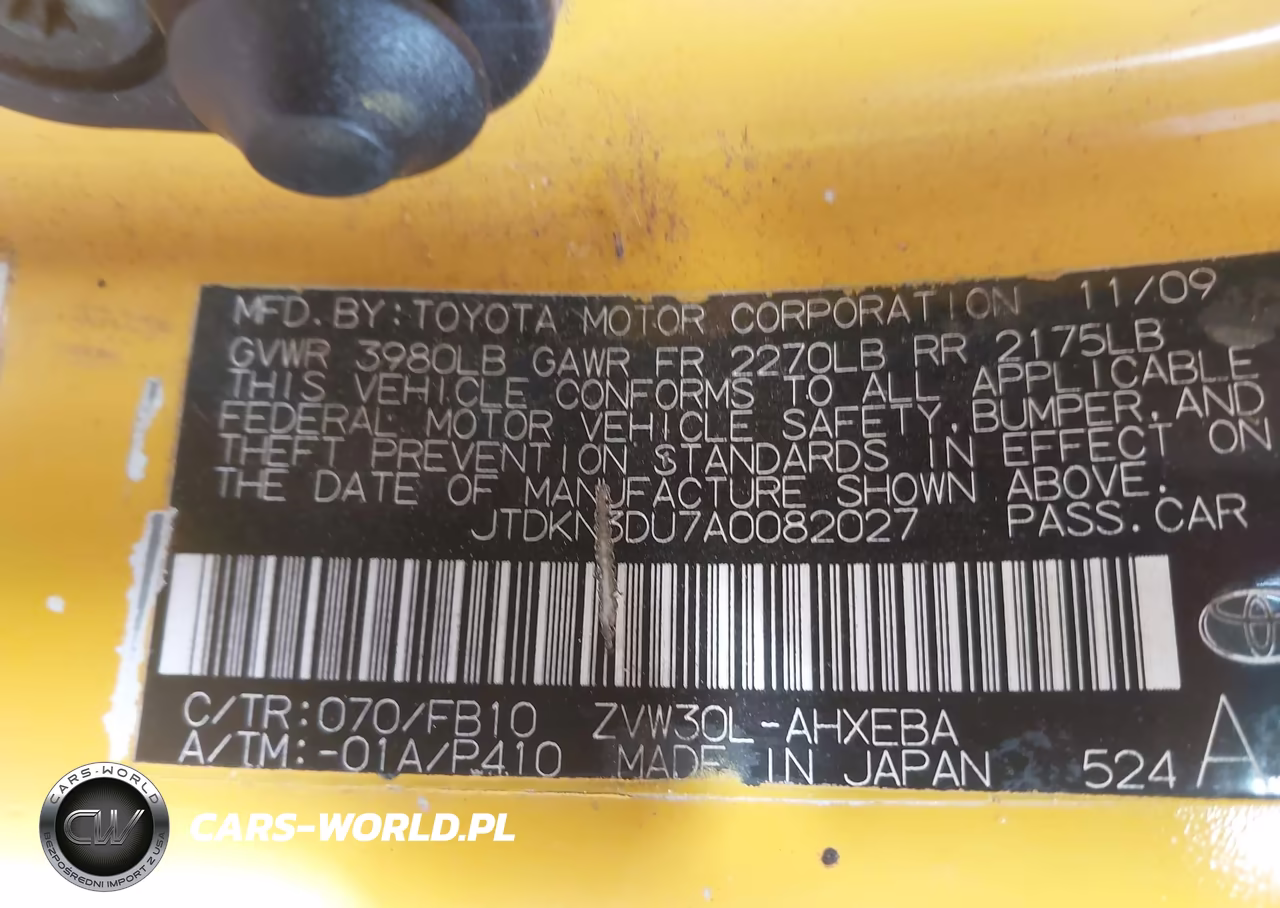 2010 Toyota Prius Iii VIN:JTDKN3DU7A0082027 - 9