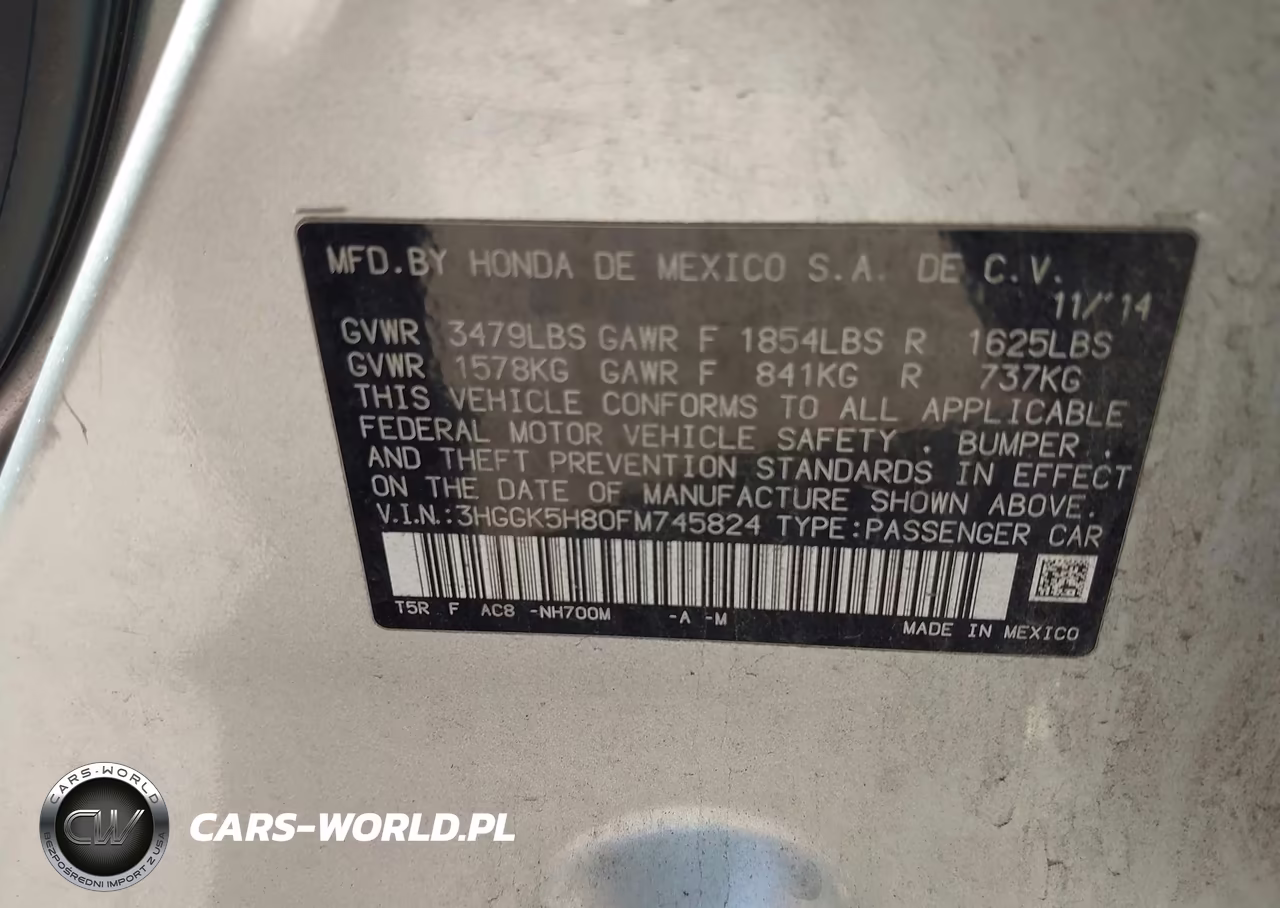2015 Honda Fit Ex-Ex-L VIN:3HGGK5H80FM745824 - 9