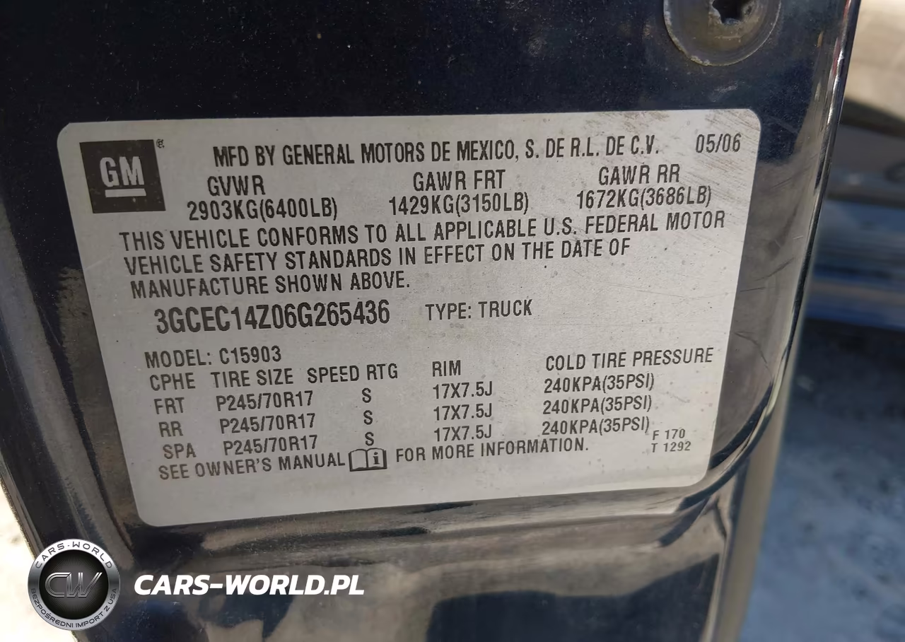 2006 Chevrolet Silverado 1500 Lt1 VIN:3GCEC14Z06G265436 - 9