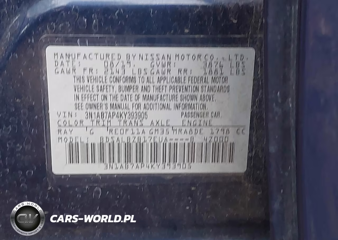 2019 Nissan Sentra S VIN:3N1AB7AP4KY393905 - 9