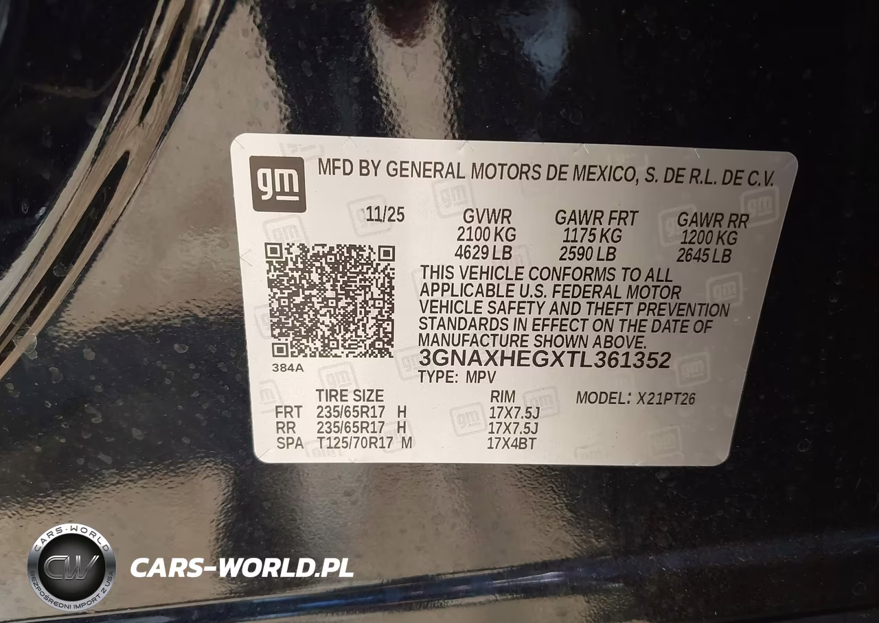 2026 Chevrolet Equinox Fwd Lt VIN:3GNAXHEGXTL361352 - 9