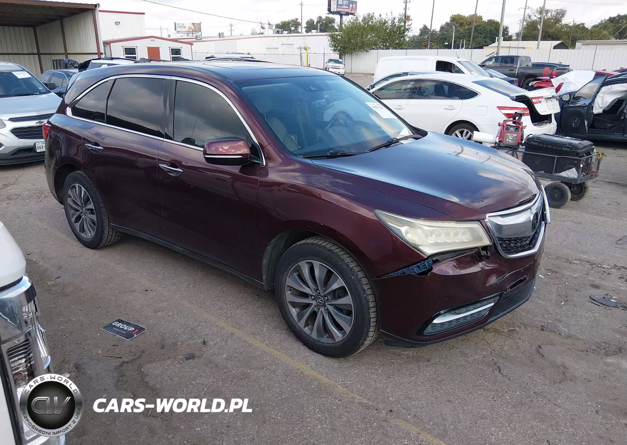 2016 Acura Mdx Technology Acurawatch Plus Packages-Technology Package