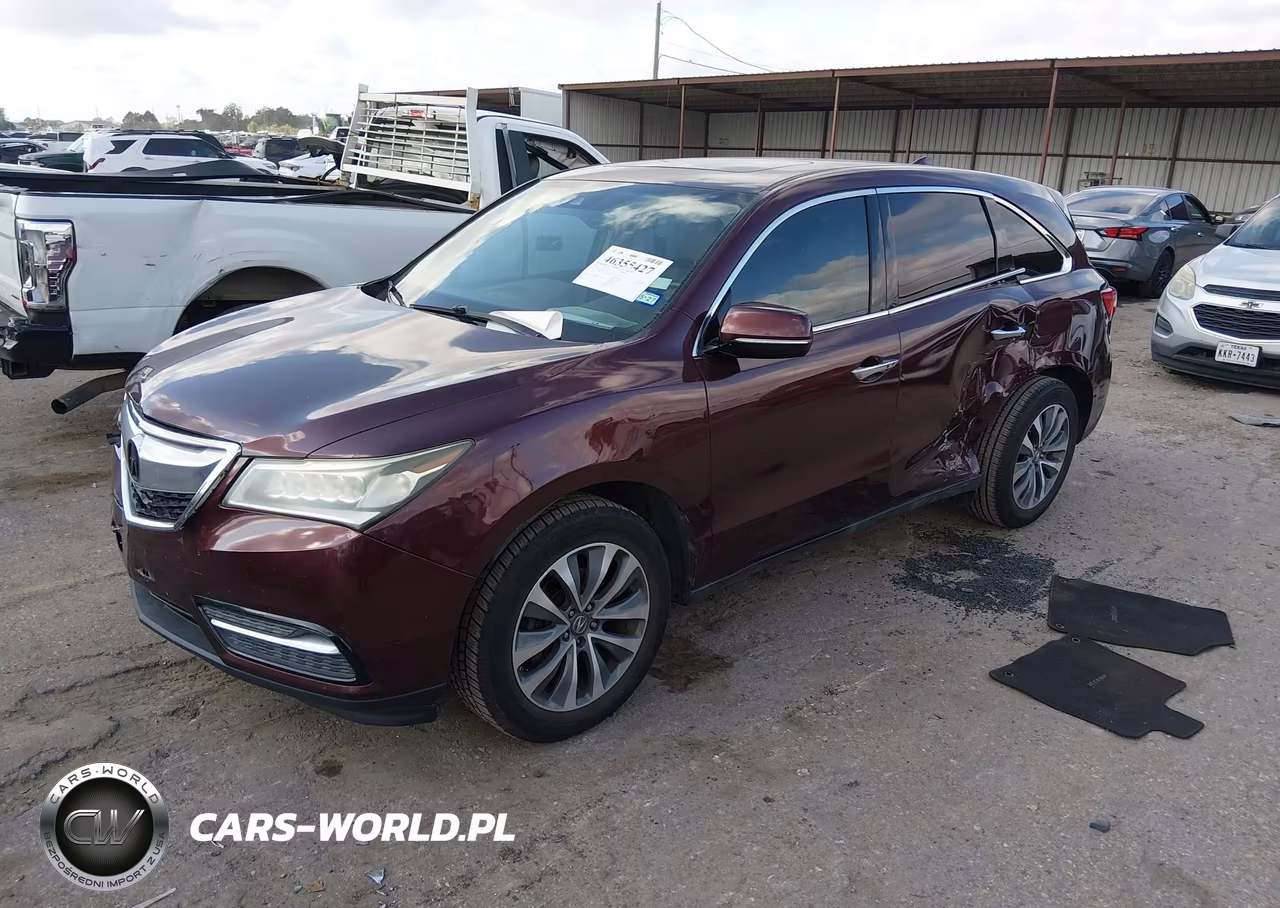 2016 Acura Mdx Technology Acurawatch Plus Packages-Technology Package VIN:5FRYD3H4XGB018516 - 2