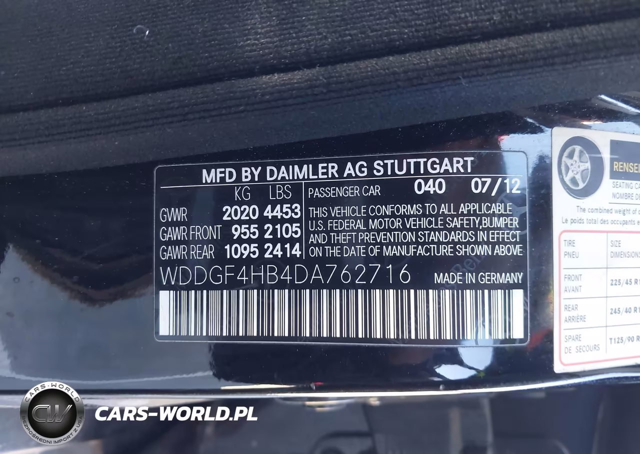 2013 Mercedes-Benz C 250 Sport VIN:WDDGF4HB4DA762716 - 9