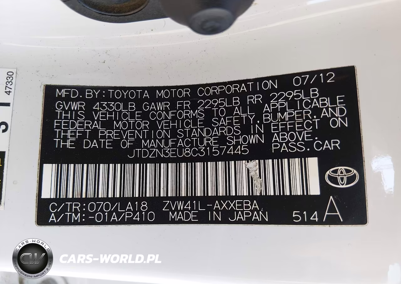 2012 Toyota Prius V Five VIN:JTDZN3EU8C3157445 - 9