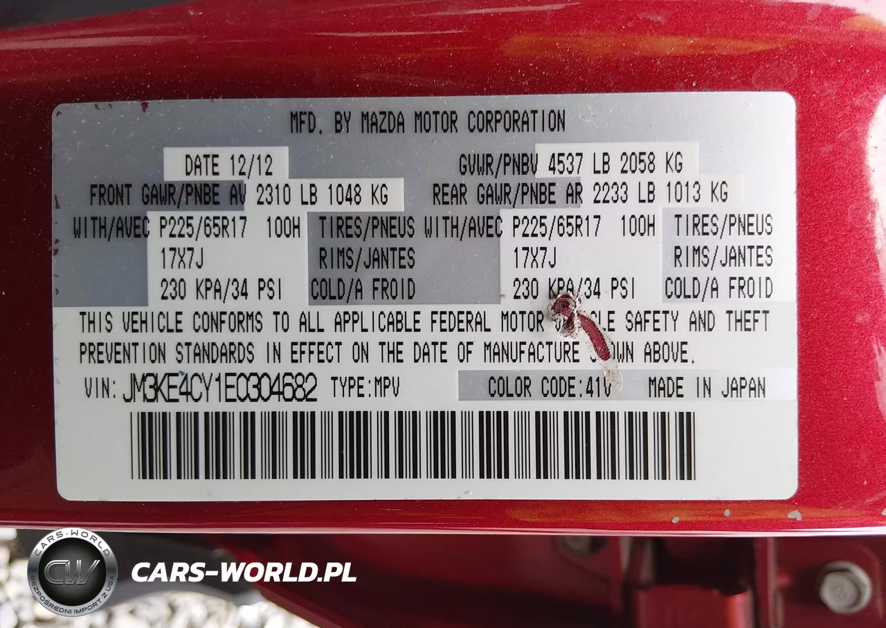2014 Mazda Cx-5 Touring VIN:JM3KE4CY1E0304682 - 9