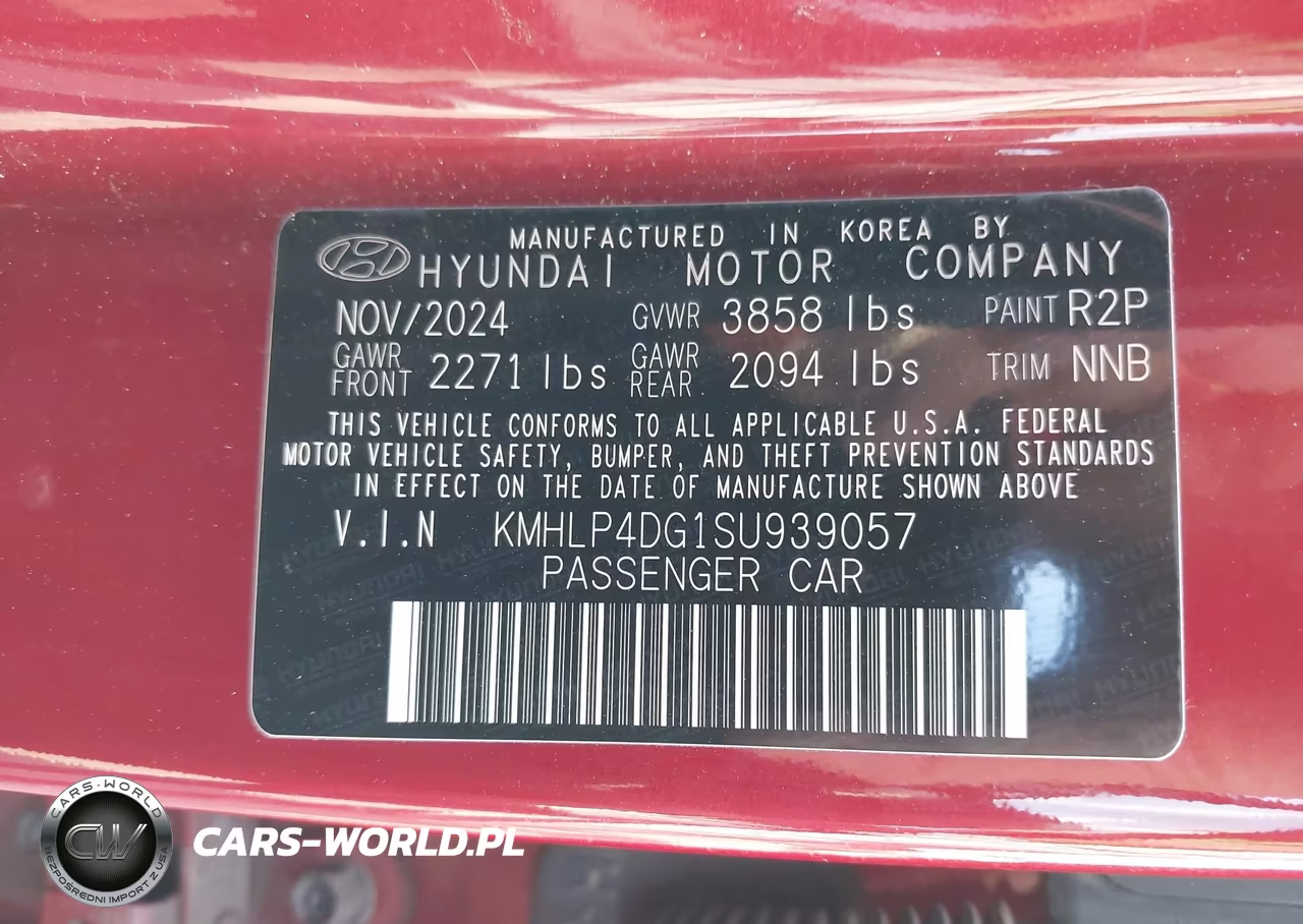 2025 Hyundai Elantra Limited VIN:KMHLP4DG1SU939057 - 9