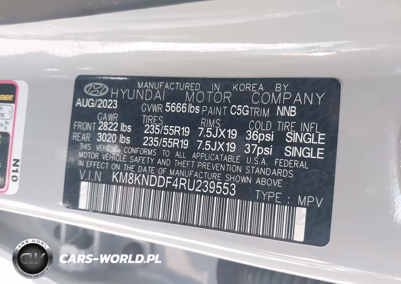 2024 Hyundai Ioniq 5 Sel VIN:KM8KNDDF4RU239553 - 9
